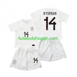 Camisola Júnior Noruega Julian Ryerson 14 Terceiro Equipamento Copa do Mundo 2026 Manga Curta