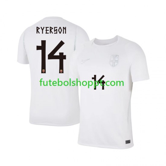 Camisola Homem Noruega Julian Ryerson 14 Terceiro Equipamento Copa do Mundo 2026 Manga Curta
