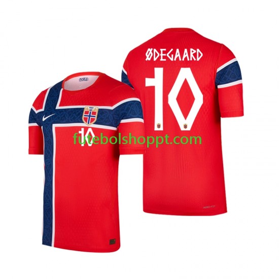 Camisola Homem Noruega Martin Odegaard 10 Principais Equipamento Copa do Mundo 2026 Manga Curta