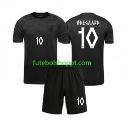 Camisola Júnior Noruega Martin Odegaard 10 Alternativa Equipamento Copa do Mundo 2026 Manga Curta