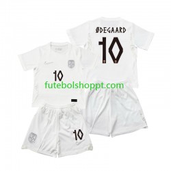 Camisola Júnior Noruega Martin Odegaard 10 Terceiro Equipamento Copa do Mundo 2026 Manga Curta