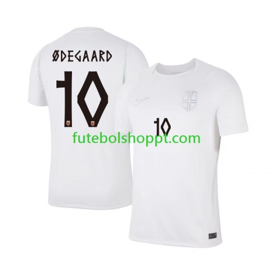 Camisola Homem Noruega Martin Odegaard 10 Terceiro Equipamento Copa do Mundo 2026 Manga Curta