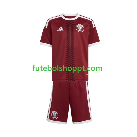 Camisola Júnior Catar Principais Equipamento 2026 Manga Curta