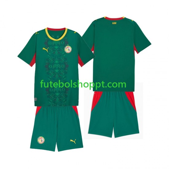 Camisola Júnior Senegal Alternativa Equipamento 2026 2027 Manga Curta