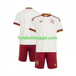 Camisola Júnior Espanha Alternativa Equipamento Copa do Mundo 2026 Manga Curta