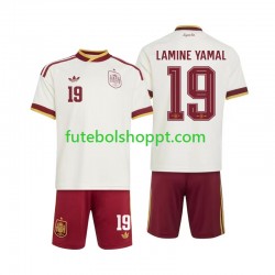 Camisola Júnior Espanha Lamine Yamal 19 Alternativa Equipamento Copa do Mundo 2026 Manga Curta
