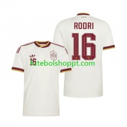 Camisola Homem Espanha Rodri 16 Alternativa Equipamento Copa do Mundo 2026 Manga Curta