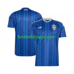 Camisola Homem Suécia Alternativa Equipamento Copa do Mundo 2026 Manga Curta