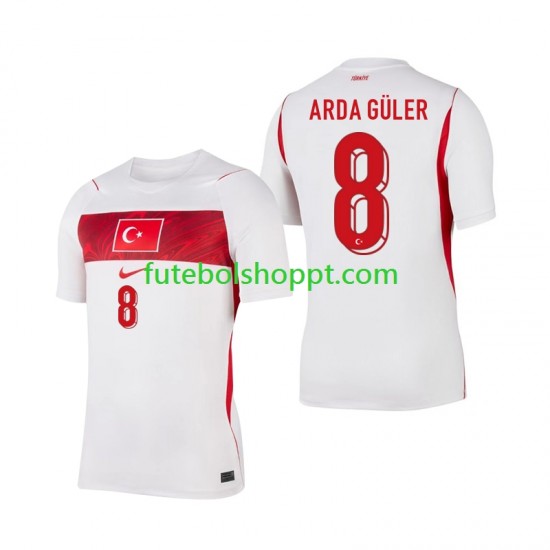 Camisola Homem Turquia Arda Guler 8 Alternativa Equipamento Copa do Mundo 2026 Manga Curta