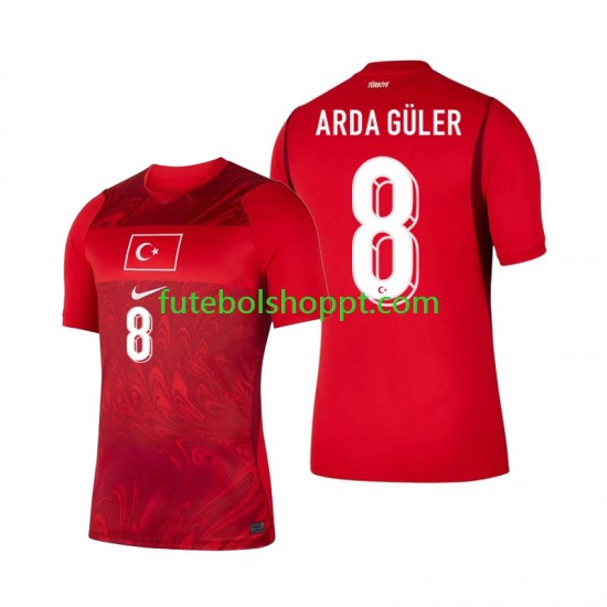 Camisola Homem Turquia Arda Guler 8 Principais Equipamento Copa do Mundo 2026 Manga Curta