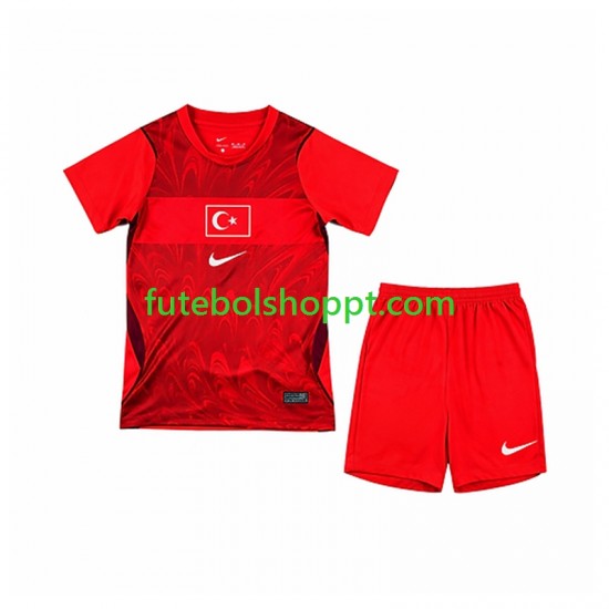 Camisola Júnior Turquia Principais Equipamento Copa do Mundo 2026 Manga Curta