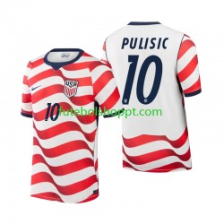 Camisola Homem Estados Unidos Christian Pulisic 10 Principais Equipamento Copa do Mundo 2026 Manga Curta