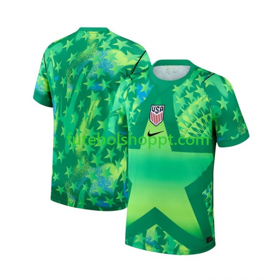 Camisola Homem Estados Unidos Guarda-redes Principais Equipamento Copa do Mundo 2026 Manga Curta