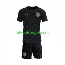Camisola Júnior Estados Unidos Alternativa Equipamento Copa do Mundo 2026 Manga Curta