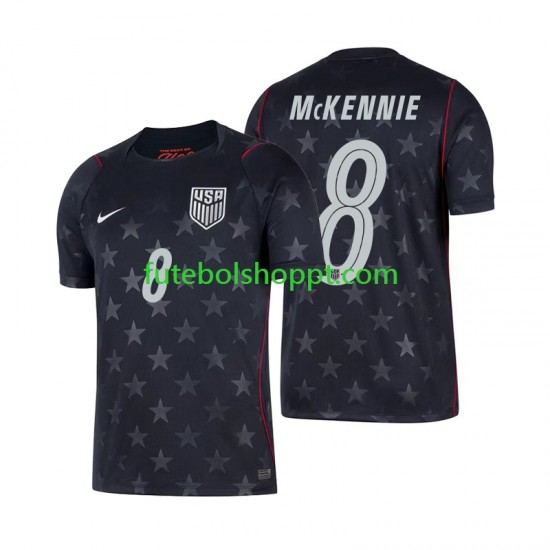 Camisola Homem Estados Unidos Weston McKennie 8 Alternativa Equipamento Copa do Mundo 2026 Manga Curta