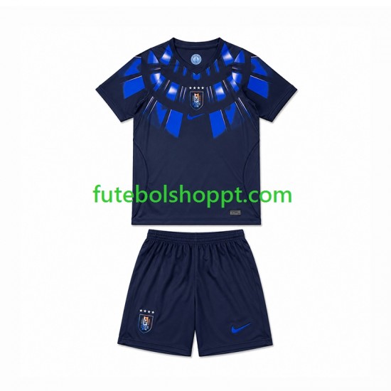 Camisola Júnior Uruguai Alternativa Equipamento Copa do Mundo 2026 Manga Curta