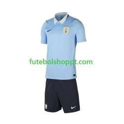 Camisola Júnior Uruguai Principais Equipamento Copa do Mundo 2026 Manga Curta