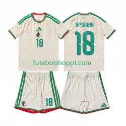 Camisola Júnior Argélia Mohamed Amoura 18 Principais Equipamento 2026 Manga Curta
