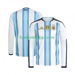 Camisola Homem Argentina Principais Equipamento Copa do Mundo 2026 Manga Comprida