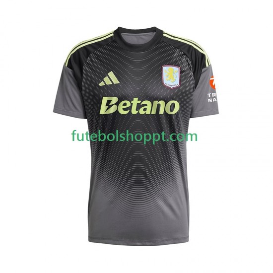 Camisola Homem Aston Villa Guarda-redes Principais Equipamento 2025-2026 Manga Curta