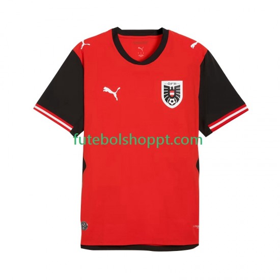 Camisola Homem Áustria Principais Equipamento Copa do Mundo 2026 Manga Curta