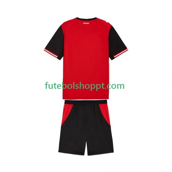 Camisola Júnior Áustria Principais Equipamento Copa do Mundo 2026 Manga Curta