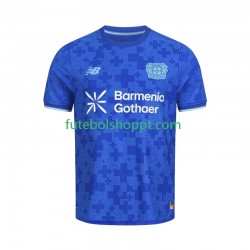 Camisola Homem Bayer 04 Leverkusen Terceiro Equipamento 2025-2026 Manga Curta