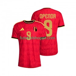 Camisola Homem Bélgica Openda 9 Principais Equipamento Copa do Mundo 2026 Manga Curta