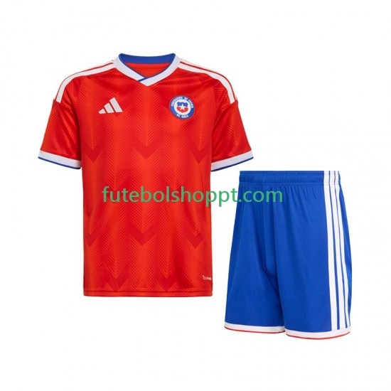Camisola Júnior Chile Principais Equipamento 2026 Manga Curta