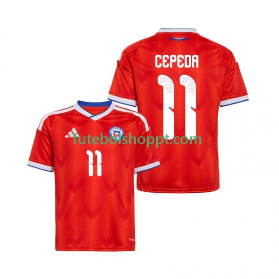 Camisola Homem Chile Lucas Cepeda 11 Principais Equipamento 2026 Manga Curta