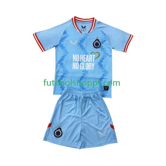 Camisola Júnior Club Brugge Terceiro Equipamento 2025-2026 Manga Curta