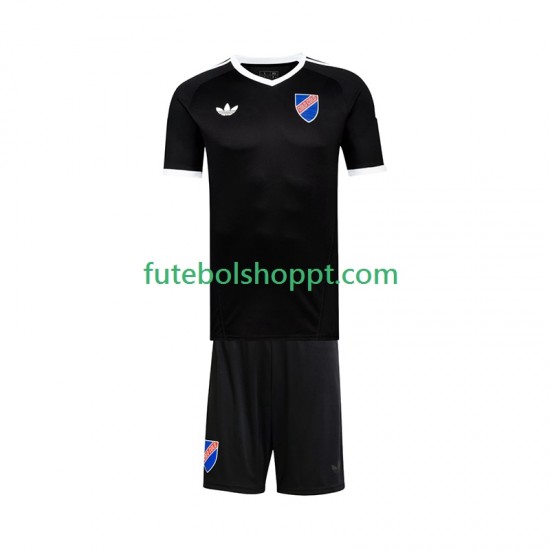 Camisola Júnior Colo-Colo Centenary Guarda-redes Principais Equipamento 2025-2026 Manga Curta