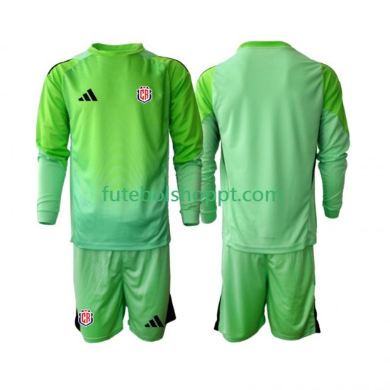 Camisola Júnior Costa Rica Guarda-redes Principais Equipamento 2025 Manga Comprida