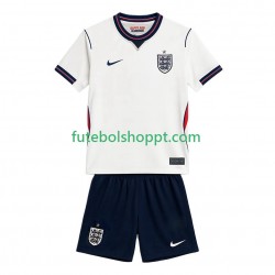 Camisola Júnior Inglaterra Principais Equipamento Copa do Mundo 2026 Manga Curta