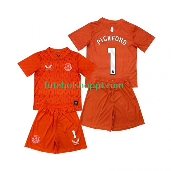Camisola Júnior Everton Pickford 1 Guarda-redes Terceiro Equipamento 2025-2026 Manga Curta