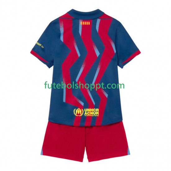 Camisola Júnior FC Barcelona Quarto Equipamento 2025-2026 Manga Curta