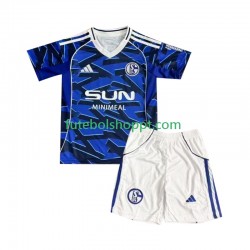Camisola Júnior FC Schalke 04 Principais Equipamento 2025-2026 Manga Curta