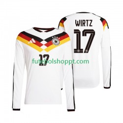 Camisola Homem Alemanha Florian Wirtz 17 Principais Equipamento Copa do Mundo 2026 Manga Comprida