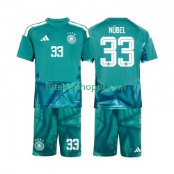 Camisola Júnior Alemanha Alexander Nubel 33 Guarda-redes Principais Equipamento Copa do Mundo 2026 Manga Curta