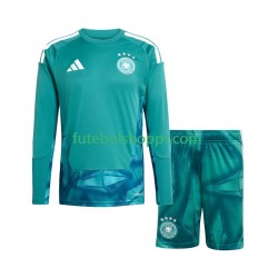 Camisola Júnior Alemanha Guarda-redes Principais Equipamento Copa do Mundo 2026 Manga Comprida