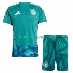 Camisola Júnior Alemanha Guarda-redes Principais Equipamento Copa do Mundo 2026 Manga Curta