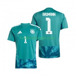 Camisola Homem Alemanha Oliver Baumann 1 Guarda-redes Principais Equipamento Copa do Mundo 2026 Manga Curta