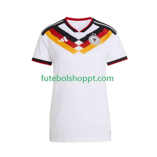 Camisola Mulher Alemanha Principais Equipamento Copa do Mundo 2026 Manga Curta
