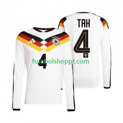 Camisola Homem Alemanha Jonathan Tah 4 Principais Equipamento Copa do Mundo 2026 Manga Comprida