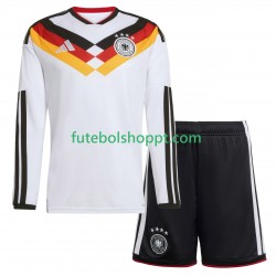 Camisola Júnior Alemanha Principais Equipamento Copa do Mundo 2026 Manga Comprida