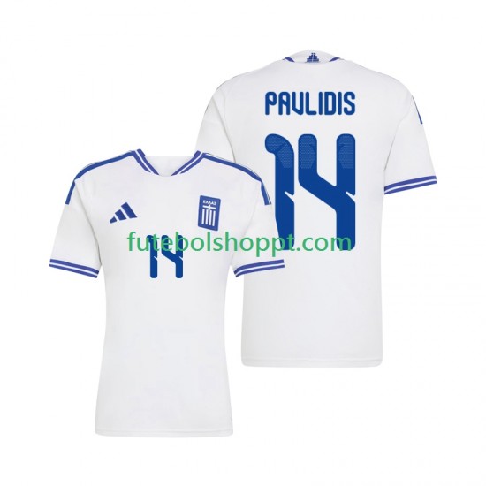 Camisola Homem Grécia Vangelis Pavlidis 14 Principais Equipamento 2026 Manga Curta