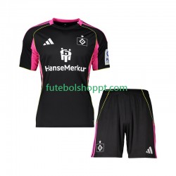 Camisola Júnior Hamburger SV Terceiro Equipamento 2025-2026 Manga Curta
