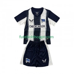 Camisola Júnior Hertha BSC Principais Equipamento 2025-2026 Manga Curta