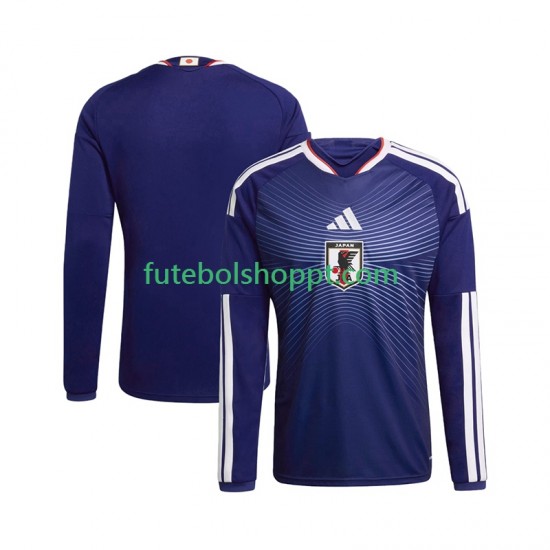Camisola Homem Japão Principais Equipamento Copa do Mundo 2026 Manga Comprida