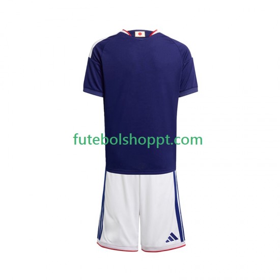 Camisola Júnior Japão Principais Equipamento Copa do Mundo 2026 Manga Curta